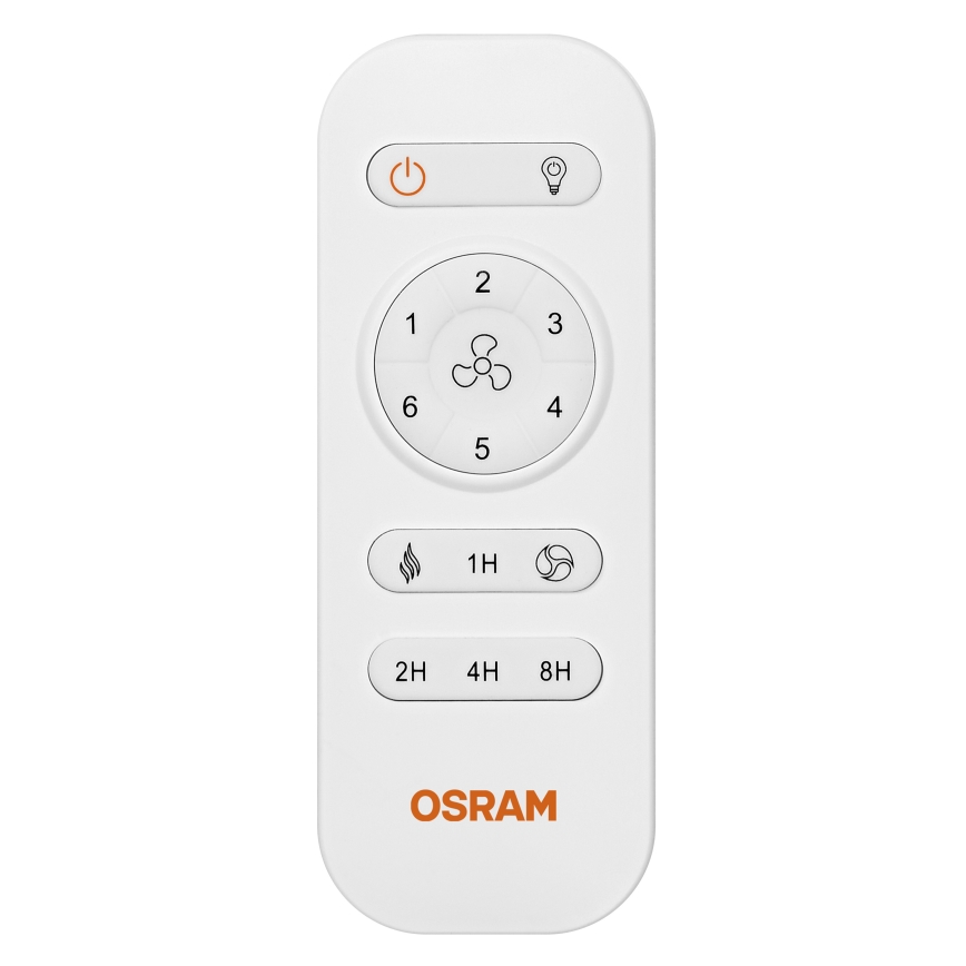 Osram - LED stmievateľné stropné svietidlo s ventilátorom PONIENTE LED/36W/230V 3000/4000/6500K + diaľkové ovládanie