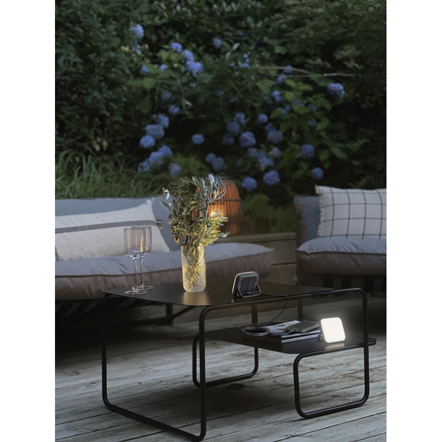 Osram - Prenosné solárne LED svietidlo NIGHTLUX LED/2W/5V IP54 sivé