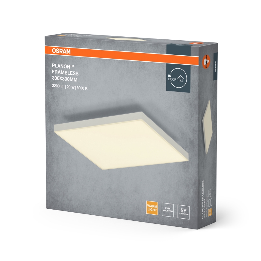 Osram - prisadený LED panel PLANON LED/20W/230V 3000K 30x30 cm biela