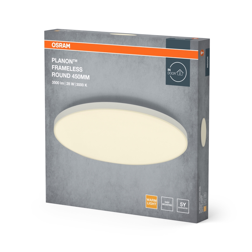 Osram - prisadený LED panel PLANON LED/28W/230V 3000K pr. 45 cm biely