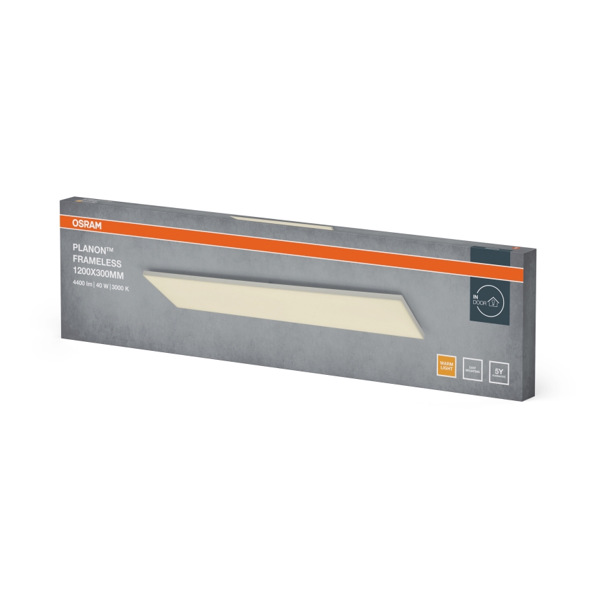 Osram - Prisadený LED panel PLANON LED/40W/230V 3000K 30x120 cm biela