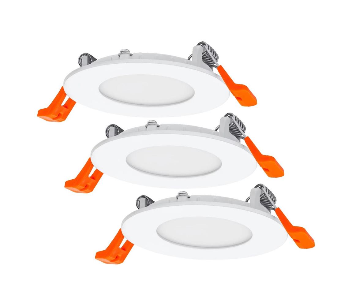 Osram - Sada 3 ks LED zapustených stropných svietidiel SLIM LED/4,5W/230V 4099854445866