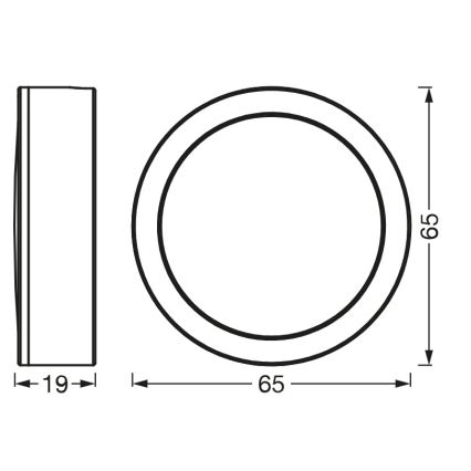 Osram - SADA 3x LED svietidiel pod kuchynskú linku UNDERCABINET LED/3W/230V 3000K biela
