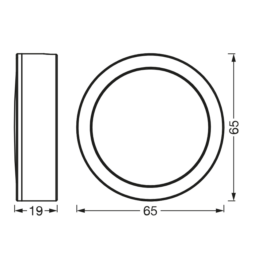 Osram - Sada 3× LED svietidiel pod kuchynskú linku UNDERCABINET LED/3W/230V 3000K čierna