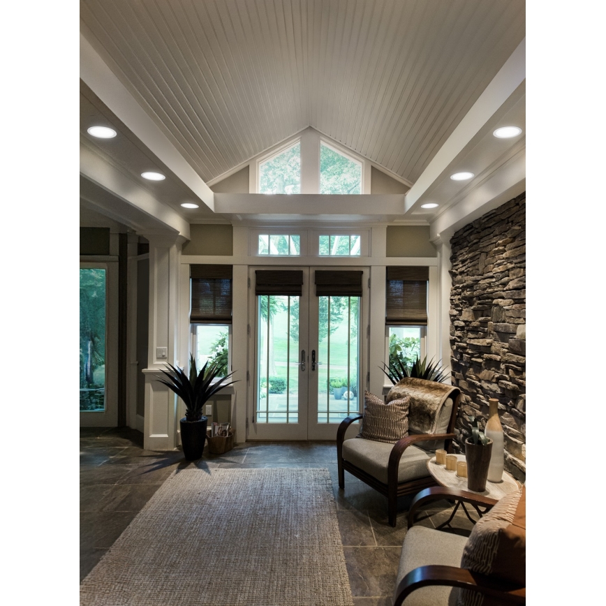 Osram - Sada 6× zapustených stropných LED svietidiel ESSENTIAL LED/18W/230V 4000K, priemer 22 cm, biela