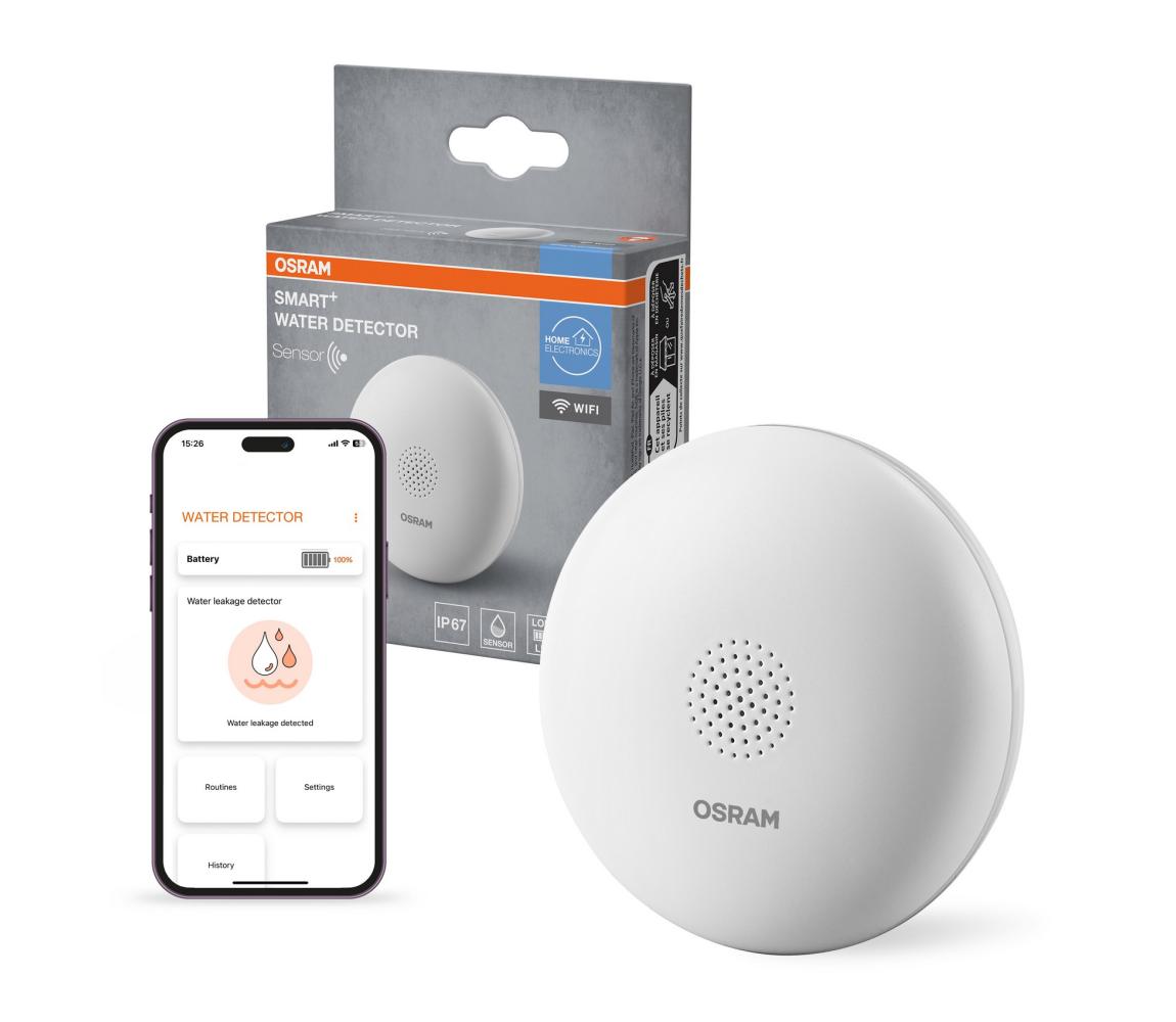Osram - Senzor úniku vody SMART+ 3V Wi-Fi IP67 1400 mAh 4099854418167