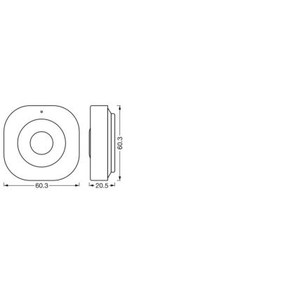 Osram - SMART+ pohybový senzor 3,7 V Wi-Fi 500 mAh