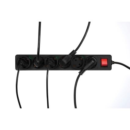 Osram - SMART+ SCHUKO inteligentná zásuvka 2300W/230V/10A čierna