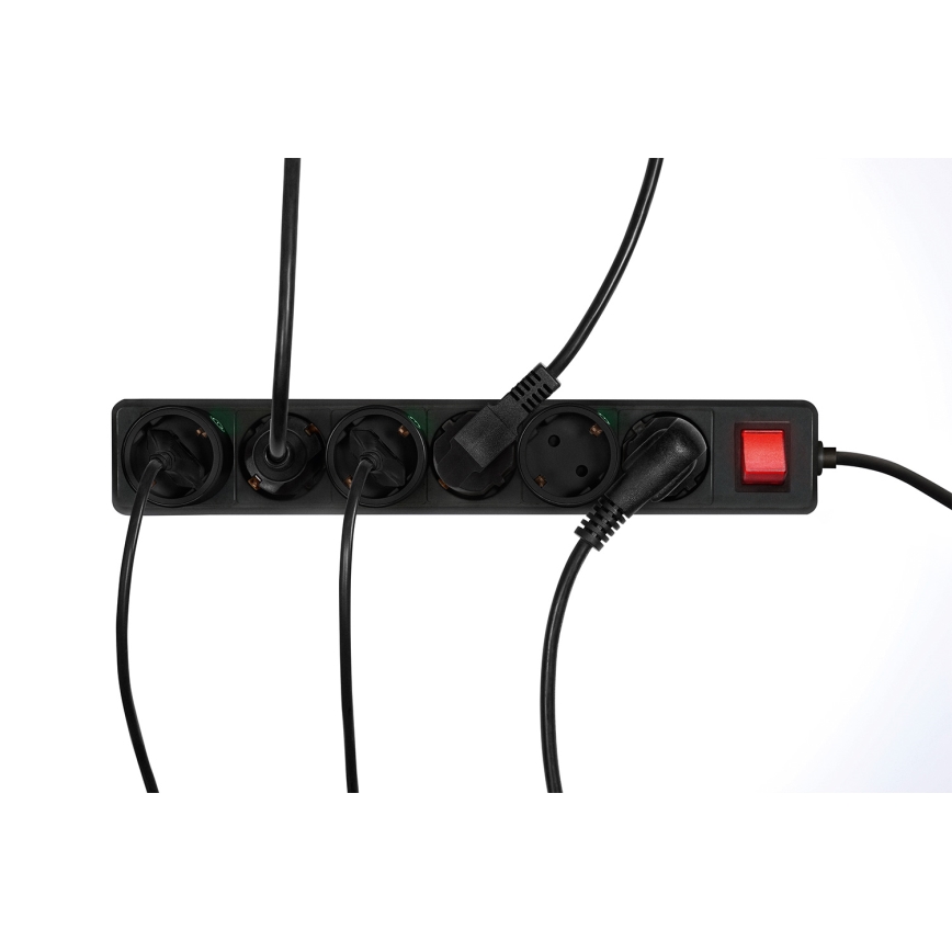 Osram - SMART+ SCHUKO inteligentná zásuvka 2300W/230V/10A čierna