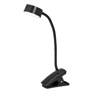 Osram - Stmieiteľná LED stolová lampa s klipom OFFICE LINE LED/4,8W/230V 3000/4000/6500K čierna