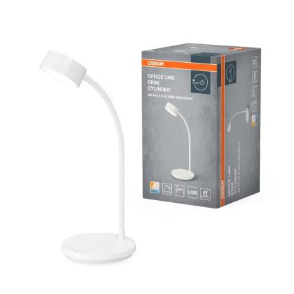 Osram - LED stmievateľná stolová lampa OFFICE LINE LED/4,8W/230V 3000/4000/6500K biela