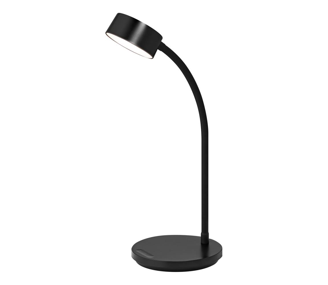 Osram - Stmievateľná LED stolová lampa OFFICE LINE LED/4,8W/230V čierna 4099854464256