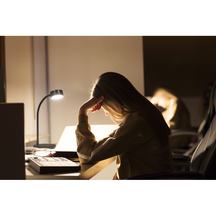 Osram - LED stmievateľná stolová lampa OFFICE LINE LED/4,8W/230V 3000/4000/6500K čierna