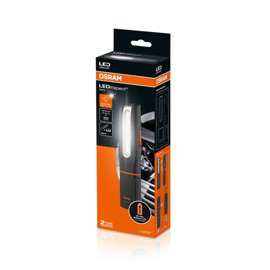 Osram - stmievateľná nabíjateľná LED baterka LEDINSPECT MAX500 LED/16W/3,7V IP65 4500 mAh