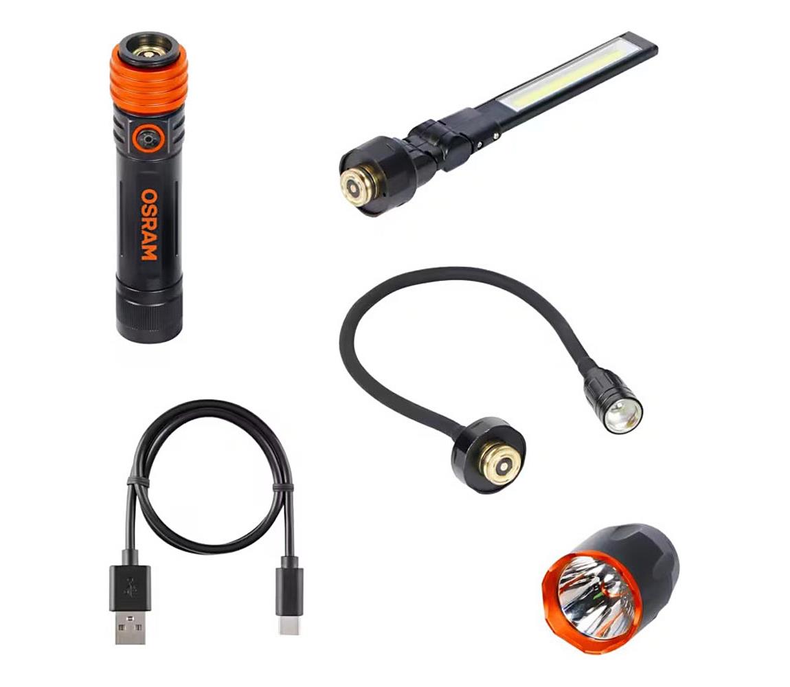 Osram - stmievateľné LED inšpekčné svietidlo do auta 3v1 LEDINSPECT LED/5W/5V 4000 mAh LEDIL417