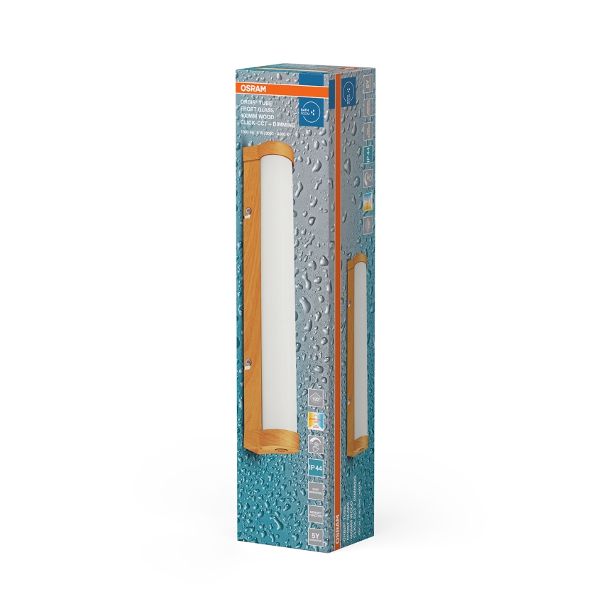 Osram - LED stmievateľné osvetlenie zrkadla do kúpeľne ORBIS TUBE LED/9W/230V 3000/4000K 40 cm IP44 hnedá