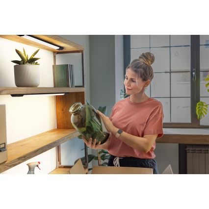 Osram - stmievateľné LED svietidlo pod skrinku so snímačom pohybu LINEAR EDGE LED/8W/230V 3000/4000/6500K 50 cm čierne