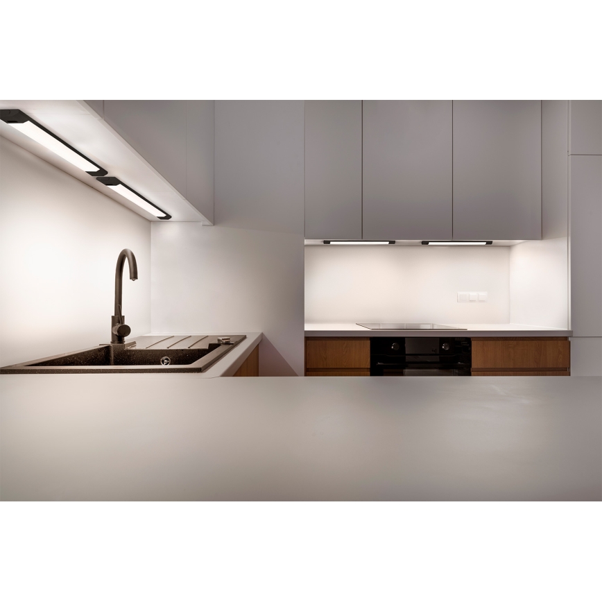 Osram - stmievateľné LED svietidlo pod skrinku so snímačom pohybu LINEAR EDGE LED/8W/230V 3000/4000/6500K 50 cm čierne
