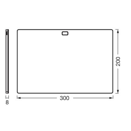 Osram - LED Stmievateľné svietidlo pod kuchynskú linku s pohybovým senzorom UNDERCABINET LED/7,5W/230V 3000/4000/6500K 20x30 cm biela