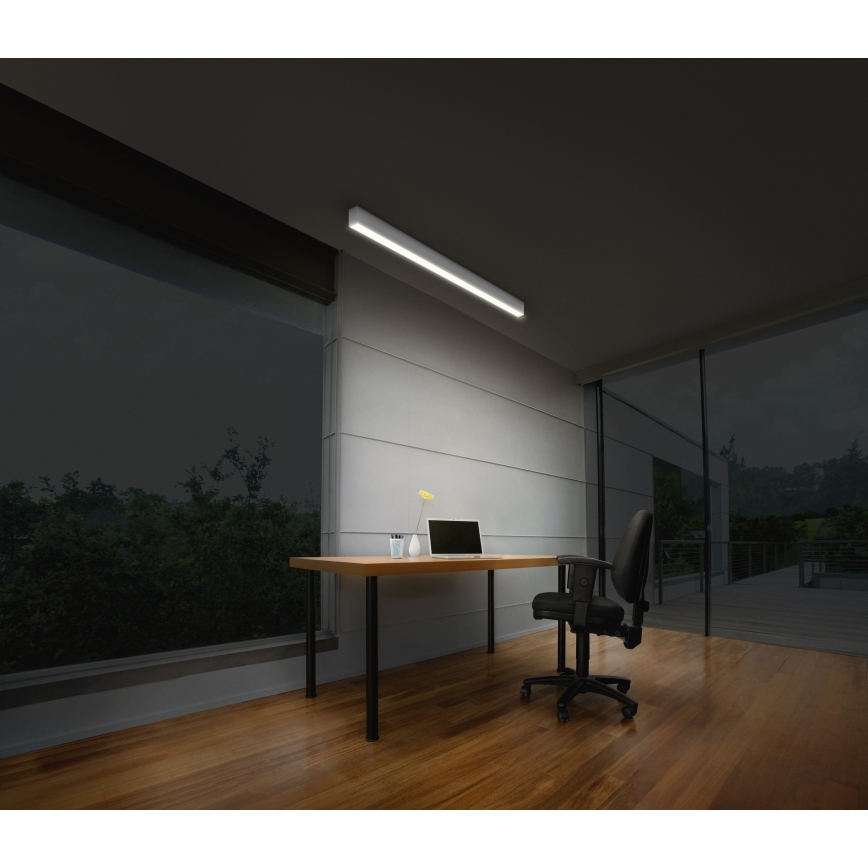 Osram - LED stmievateľné stropné svietidlo OFFICE LINE LED/11/20/30W/230V 4000K 112,6 cm biele