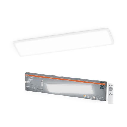 Osram - LED Stmievateľné kúpeľňové stropné svietidlo PLANON EASYFIX LED/30W/230V 2600-6000K 20x98 cm IP54 biela + diaľkové ovládanie