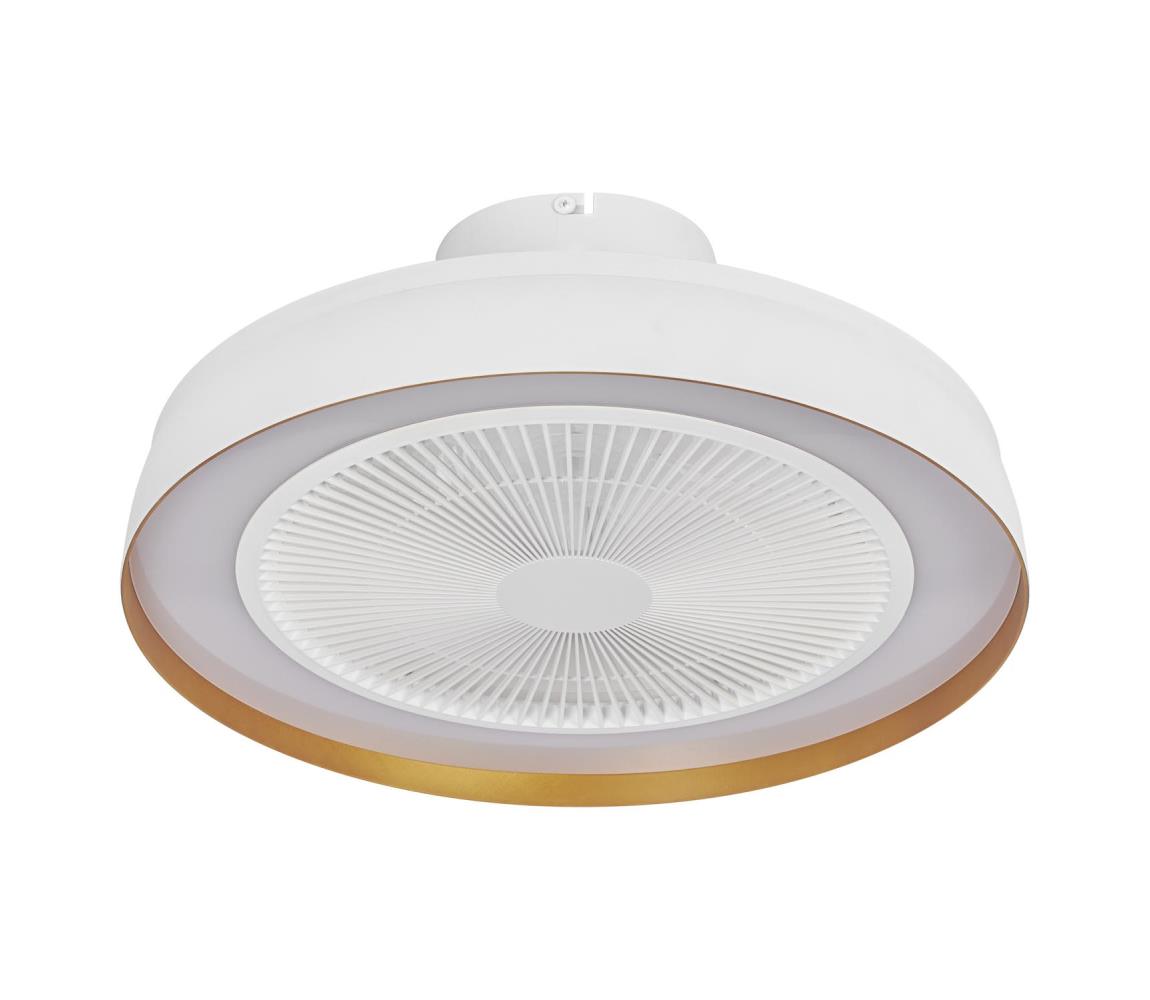 Osram - Stmievateľné LED stropné svietidlo s látorom CEILING FAN LED/49W/230V biela/zlatá + diaľkové ovládanie 4099854497971