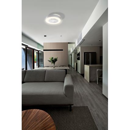 Osram - LED stlmiteľné stropné svietidlo s ventilátorom SMART+ LED/78W/230V 3000-6500K Wi-Fi + diaľkové ovládanie