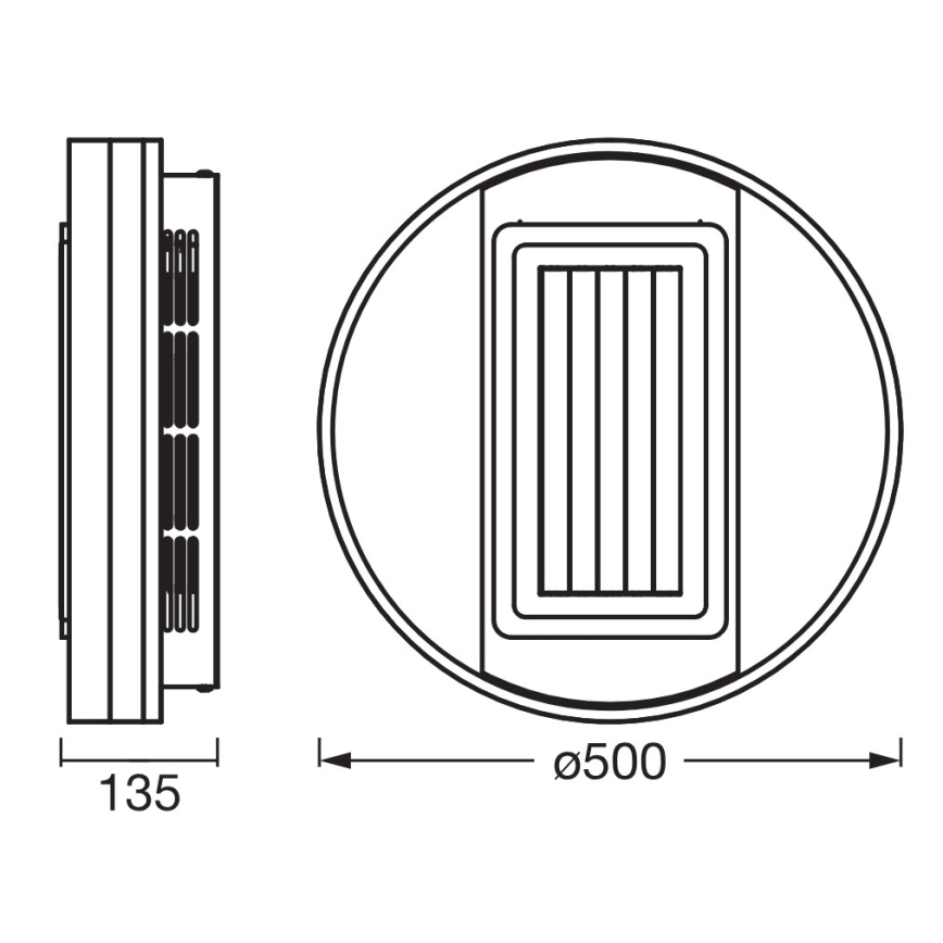 Osram - LED stlmiteľné stropné svietidlo s ventilátorom CEILING FAN LED/55W/230V 3000-6500K biele + diaľkové ovládanie