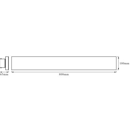 Osram - LED Stmievateľné stropné svietidlo SMART+ PLANON LED/27W/230V 80x10 cm 3000-6500K Wi-Fi