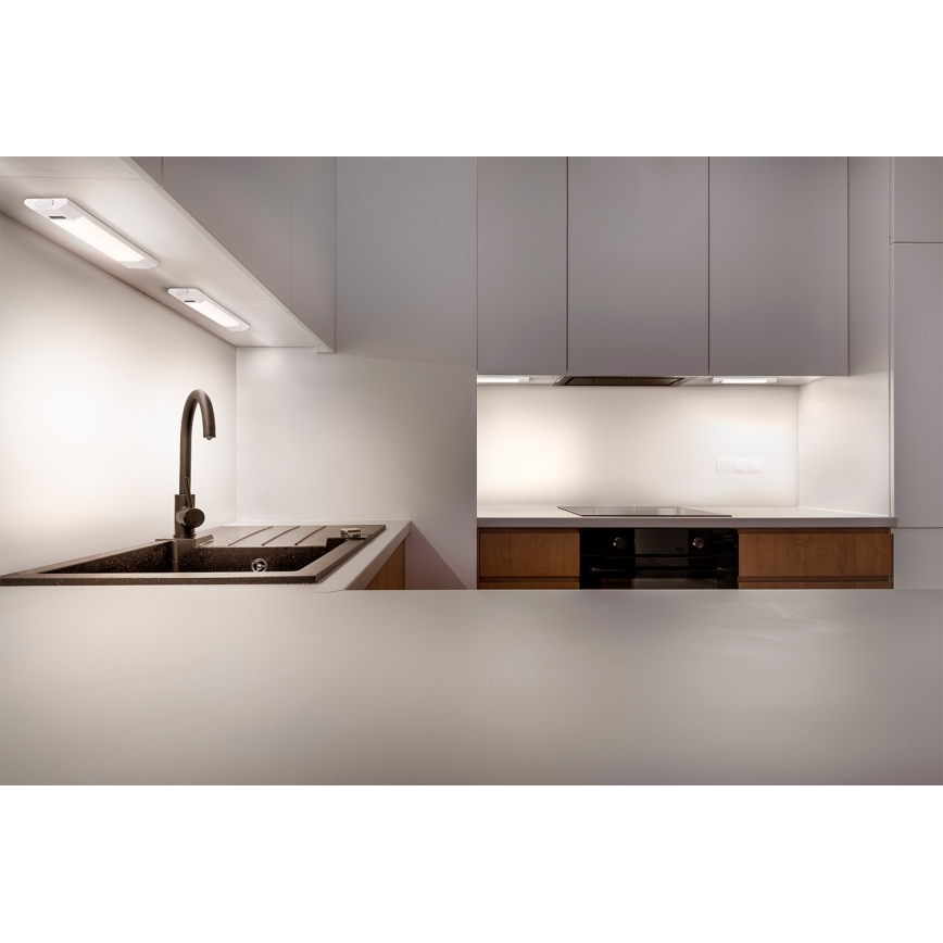 Osram - LED stmievateľné svietidlo pod linku so snímačom pohybu LINEAR EDGE LED/4W/230V 3000/4000/6500K 30 cm biela