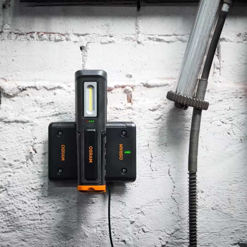 Osram - LED Stmievateľná nabíjateľná baterka LEDINSPECT WIRE-FREE PRO 600 LED/5W/3,7V IP54 2600 mAh