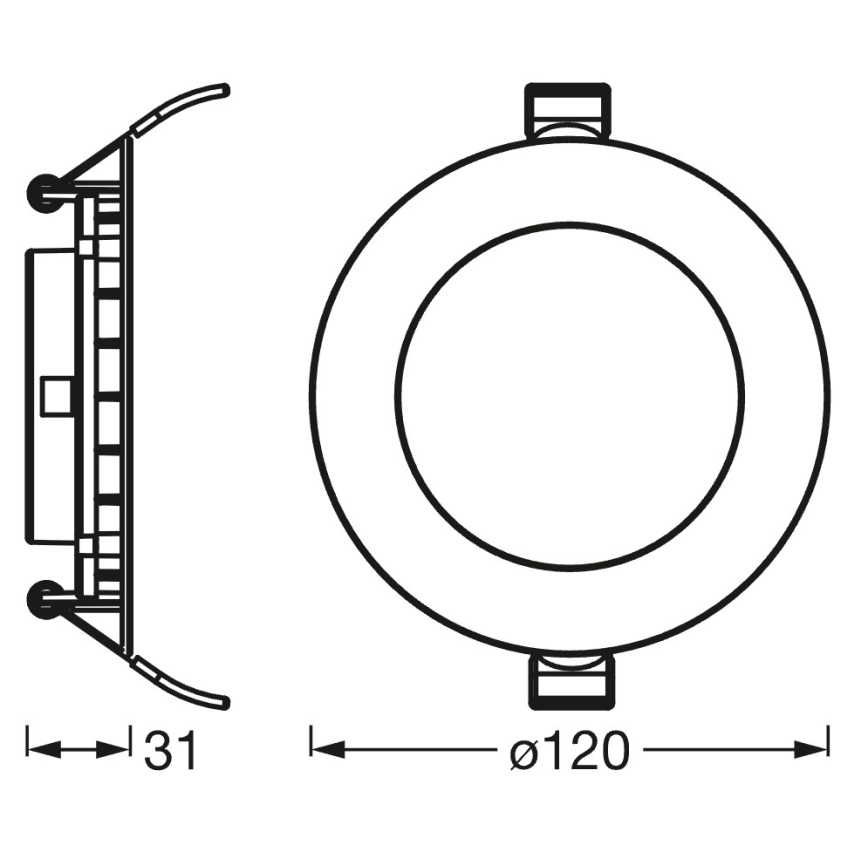 Osram - LED Stmievateľné podhľadové svietidlo SMART+ DOWNLIGHT LED/8W/230V 3000-6500K Wi-Fi