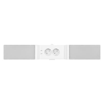 Osram - LED stmievateľné podskrinkové svietidlo so zásuvkami UNDERCABINET LED/10W/230V 3000K 54,8 cm biela