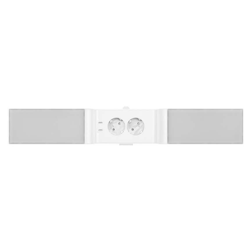 Osram - LED stmievateľné podskrinkové svietidlo so zásuvkami UNDERCABINET LED/10W/230V 3000K 54,8 cm biela