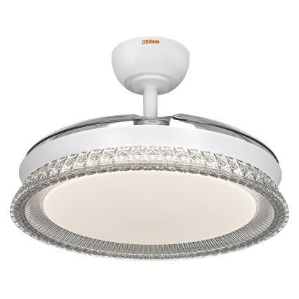 Osram - LED RGB stmievateľné stropné svietidlo s ventilátorom CIERZO LED/35W/230V 3000-6500K + diaľkové ovládanie