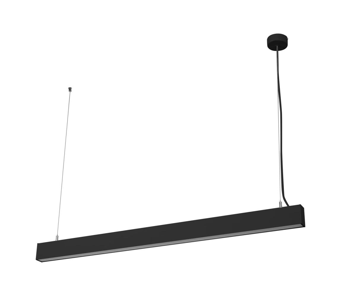 Osram - Stmievateľný LED luster na lane OFFICE LINE LED/42W/230V 112,6 cm čierna 4099854464812