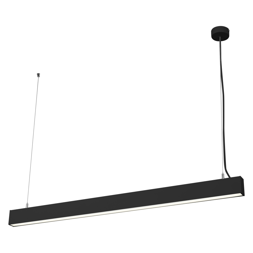 Osram - LED stmievateľný luster na lanku OFFICE LINE LED/42W/230V 4000K 112,6 cm čierny