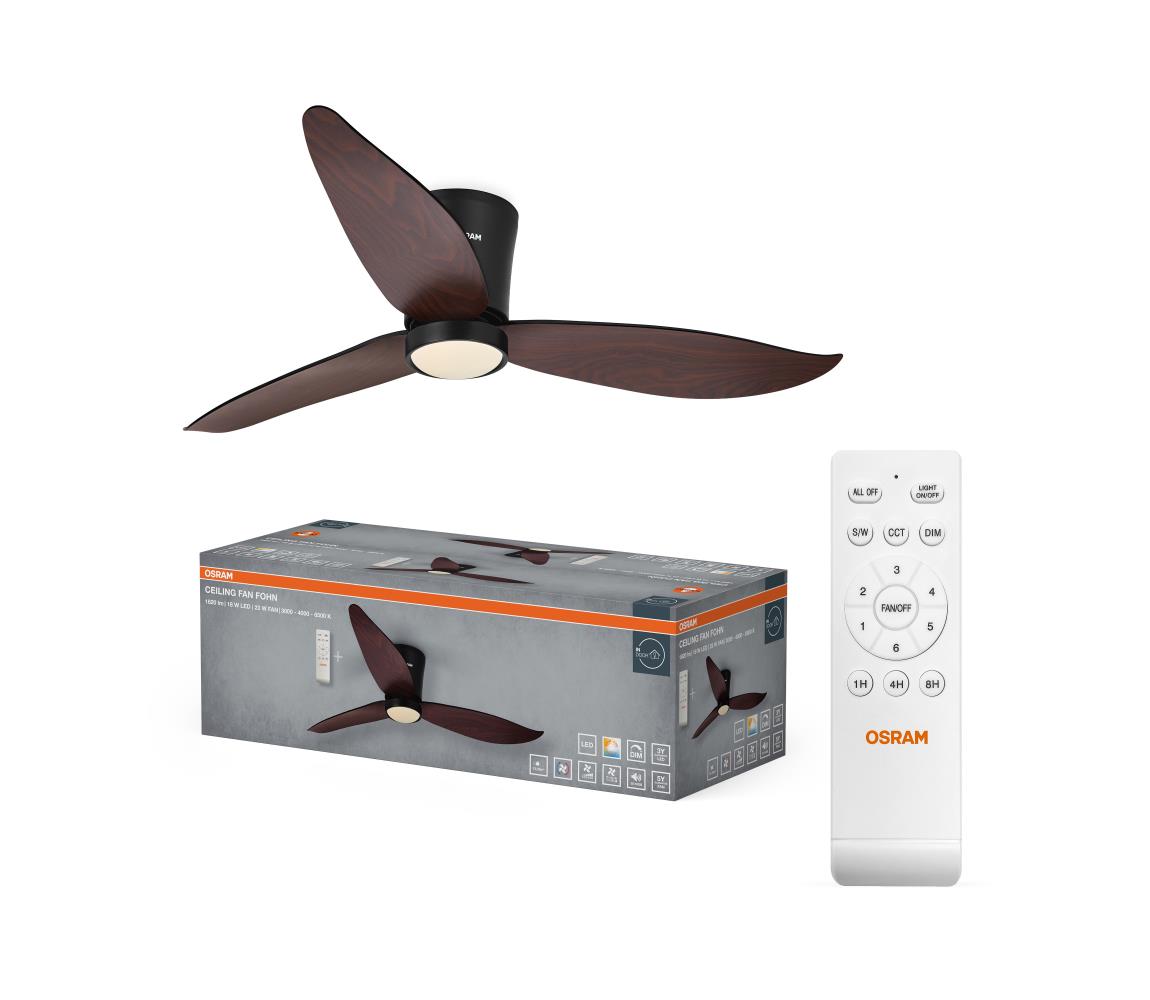 Osram - stmievateľný LED stropný látor FOHN LED/18W/230V 3000/4000/6500K + diaľkové ovládanie 4058075857810