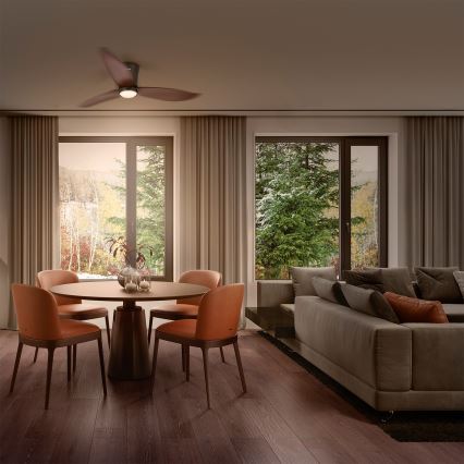 Osram - Stmievaný LED stropný ventilátor FOHN LED/18W/230V 3000/4000/6500K + diaľkové ovládanie