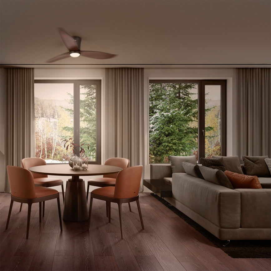 Osram - Stmievaný LED stropný ventilátor FOHN LED/18W/230V 3000/4000/6500K + diaľkové ovládanie