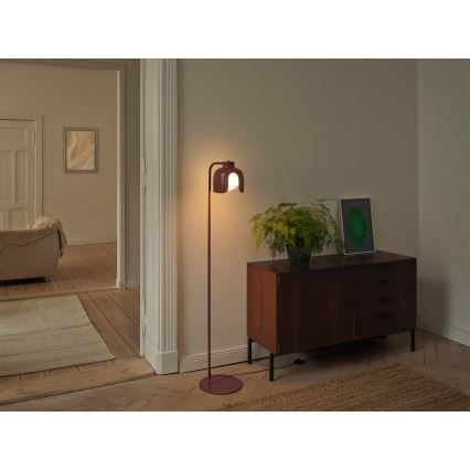 Osram - Stojacia lampa DECOR COROLLE 1xE27/15W/230V červená