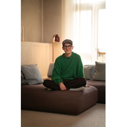 Osram - Stojacia lampa DECOR COROLLE 1xE27/15W/230V červená