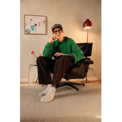 Osram - Stojacia lampa DECOR COROLLE 1xE27/15W/230V červená