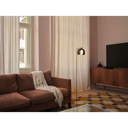 Osram - Stojacia lampa DECOR COROLLE 1xE27/15W/230V čierna/zlatá