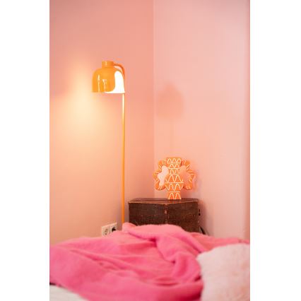 Osram - Stojacia lampa DECOR COROLLE 1xE27/15W/230V oranžová