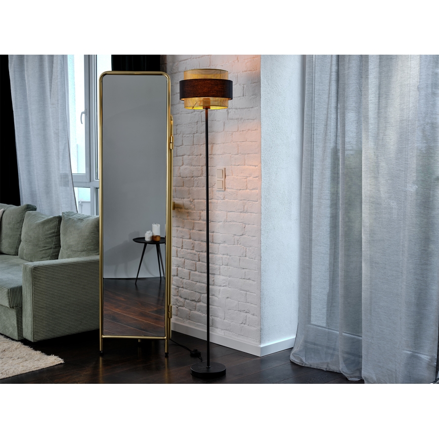 Osram - Stojacia lampa DECOR HORNET 1xE27/10W/230V čierna/zlatá