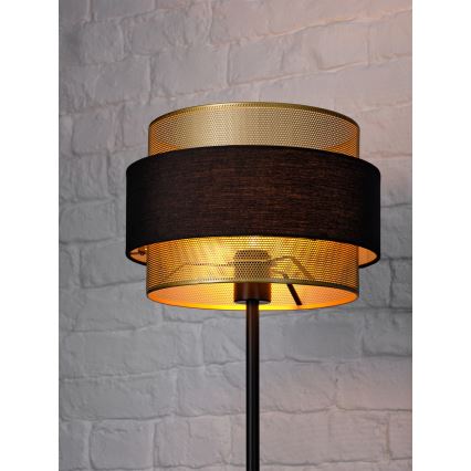 Osram - Stojacia lampa DECOR HORNET 1xE27/10W/230V čierna/zlatá