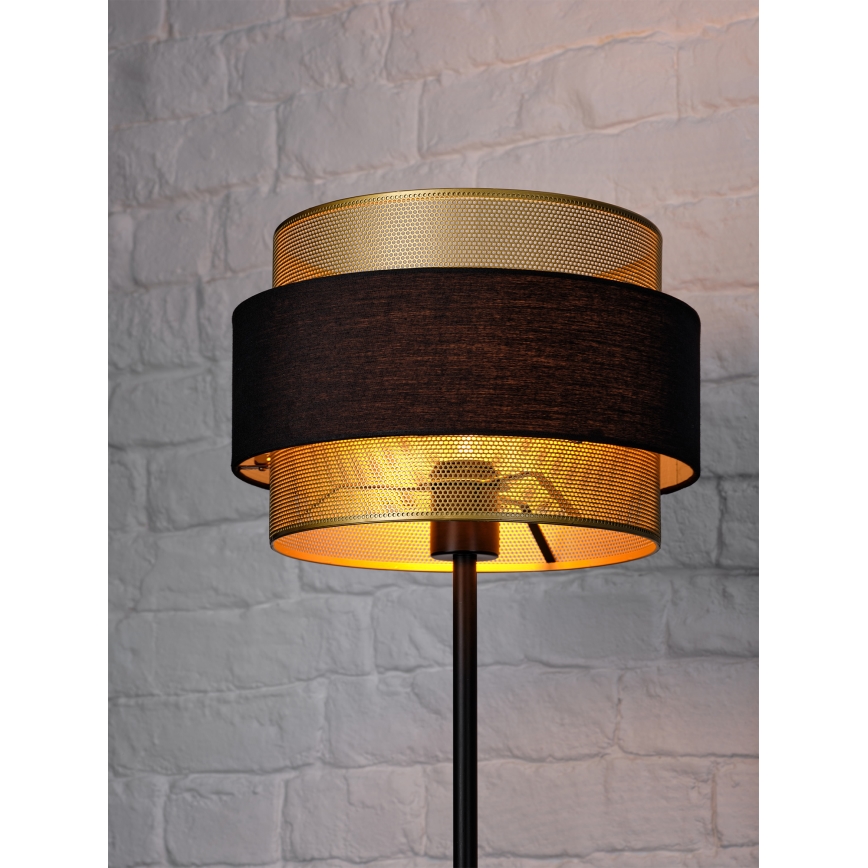 Osram - Stojacia lampa DECOR HORNET 1xE27/10W/230V čierna/zlatá