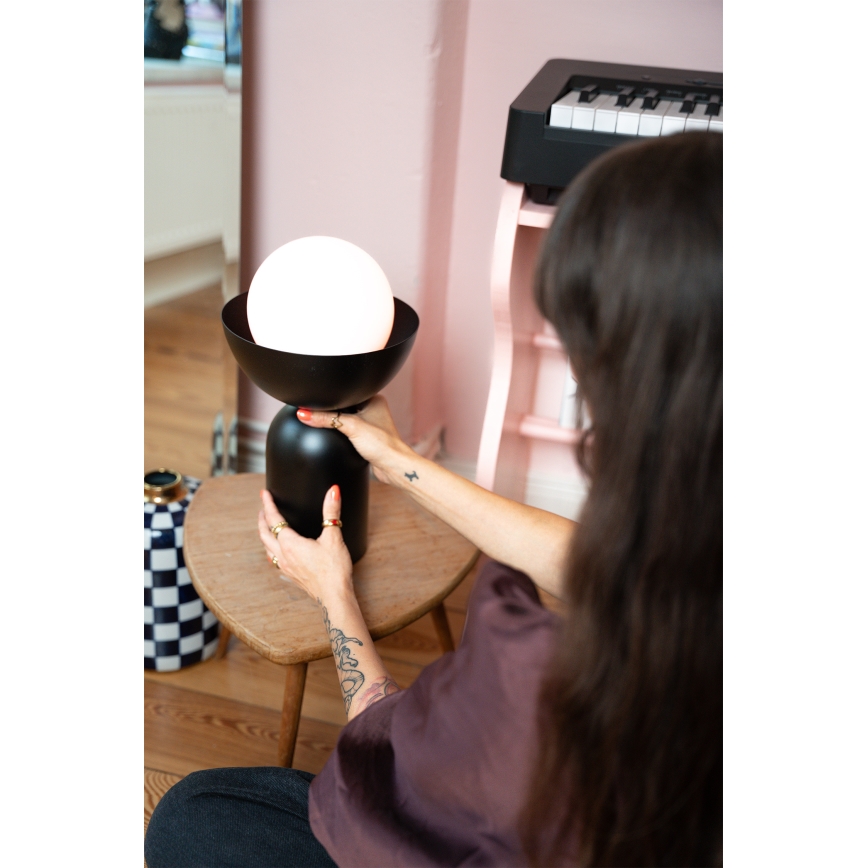 Osram - Stolná lampa DECOR BOWL 1xE14/25W/230V čierna