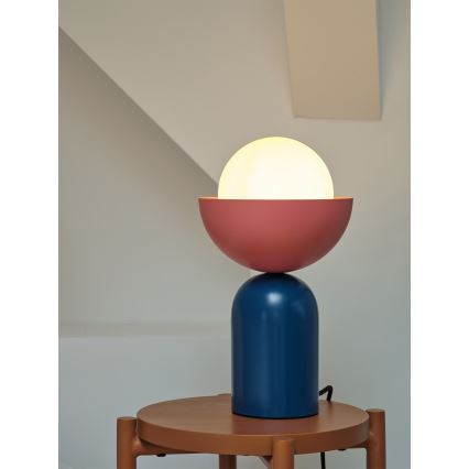 Osram - Stolná lampa DECOR BOWL 1xE14/25W/230V modrá/ružová